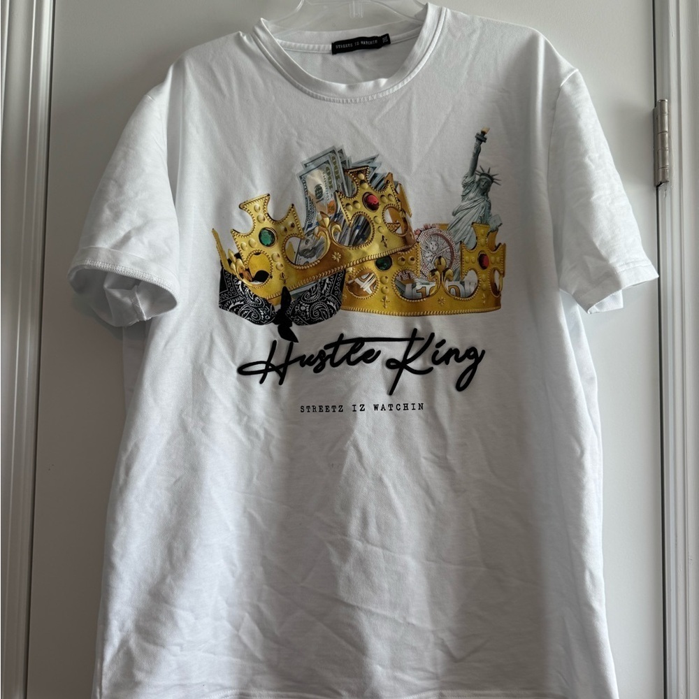 White Graphic Tee